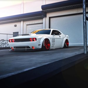 Dodge Challenger Headlight Halo Kit - ORACLE Lighting - LED Non Projector - Red - `08-`14